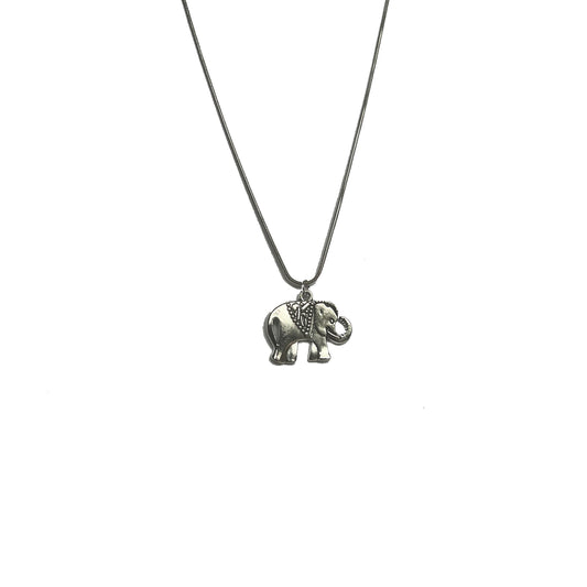 Little Gray Elephant Necklace